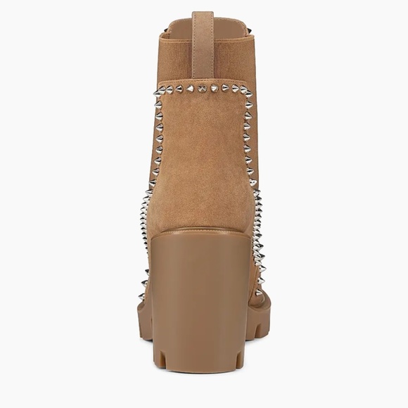 Christian Louboutin Suede Spike Booties - Picture 3 of 15